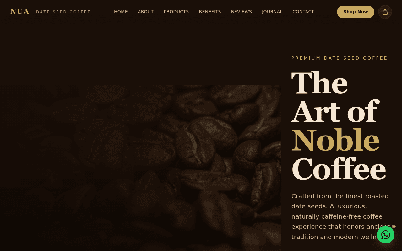 NUA Date Seed Coffee