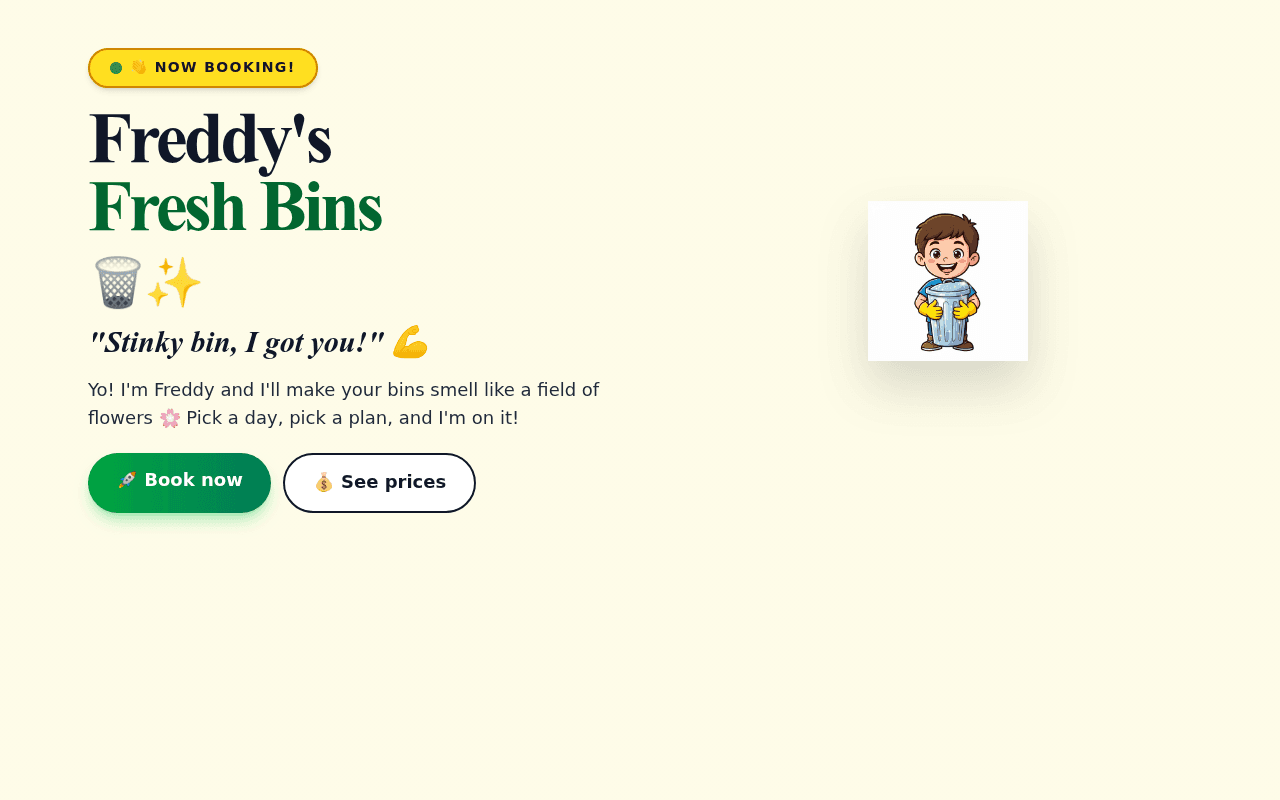 freddys fresh bins