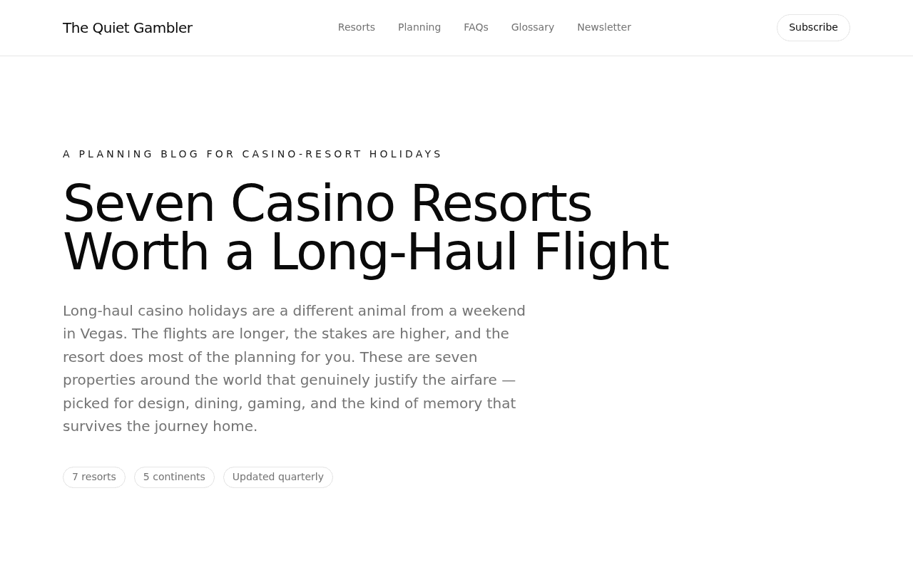 Luxe Stays & Casinos