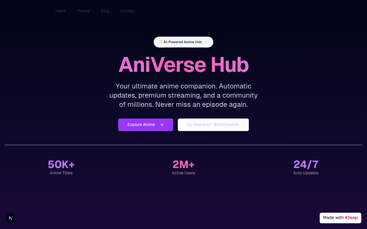 Your ultimate anime companion with automatic updates and a loyal community.