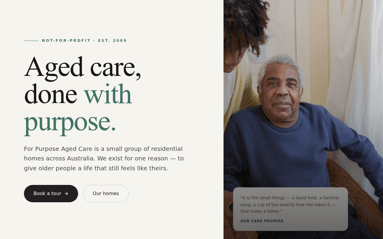 aged care homes