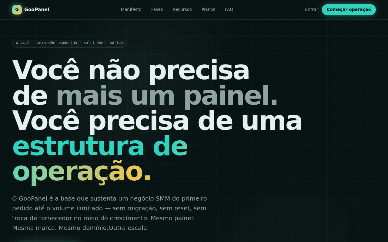 vendas do GooPanel