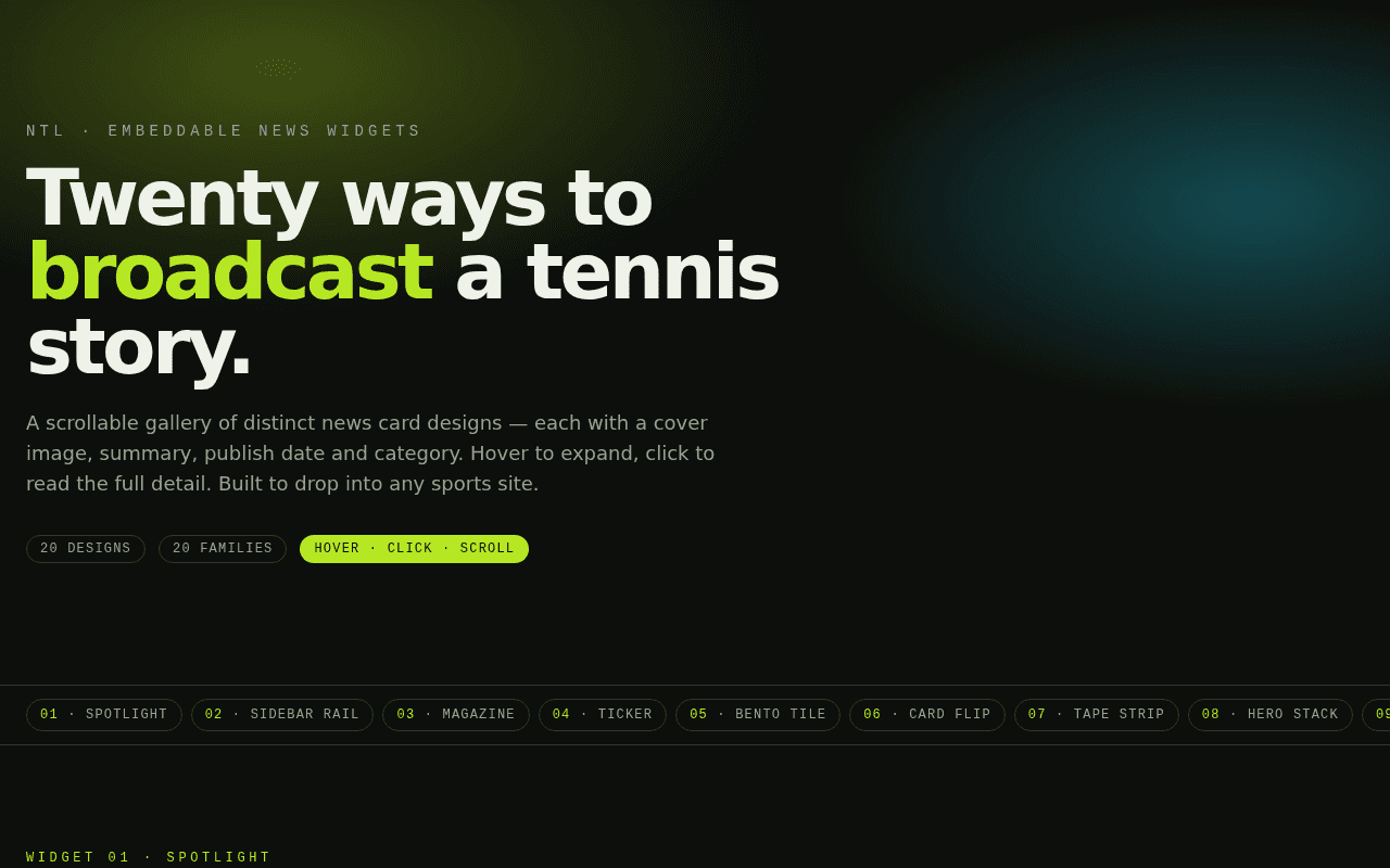 Norton Tennis League