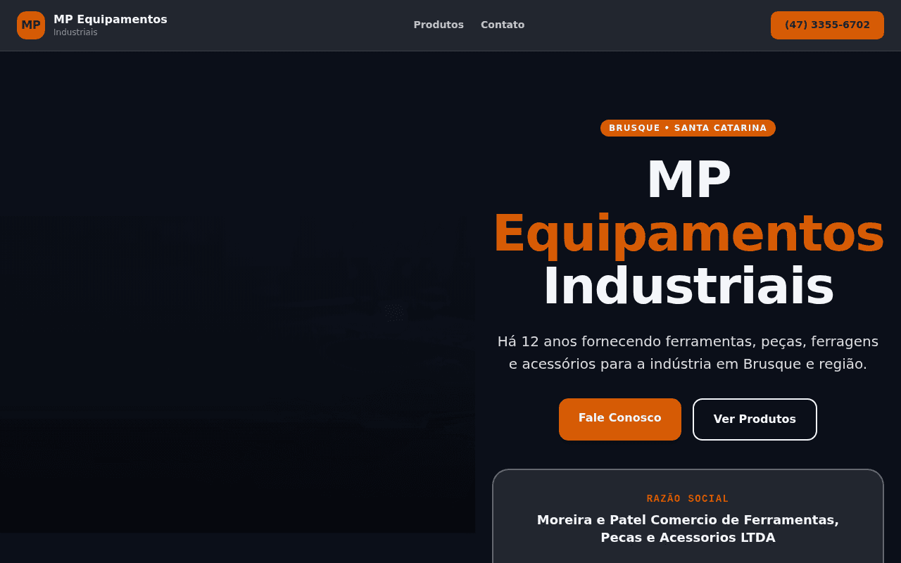Mp Equipamentos Industriais Moreira