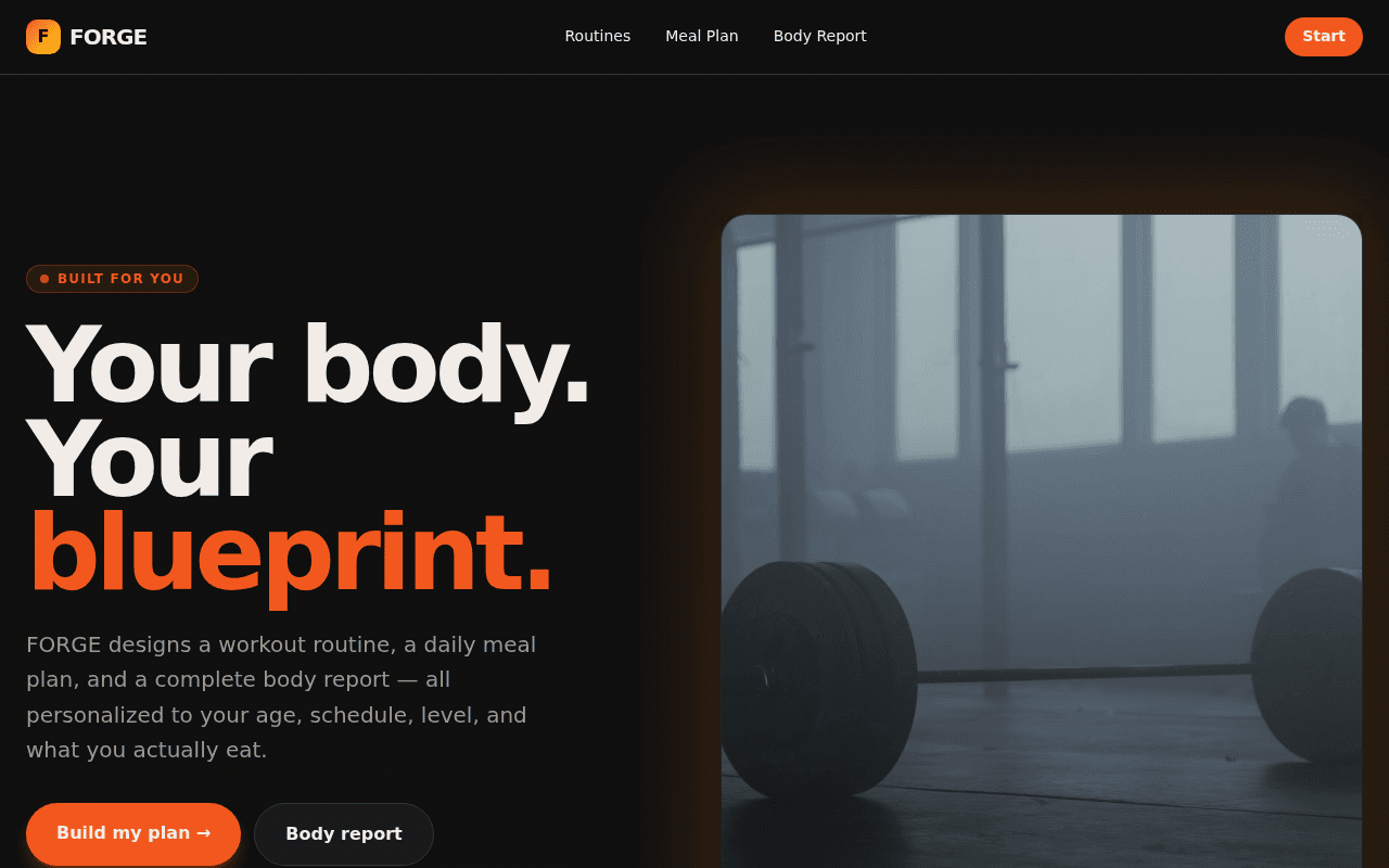 Forge fitness
