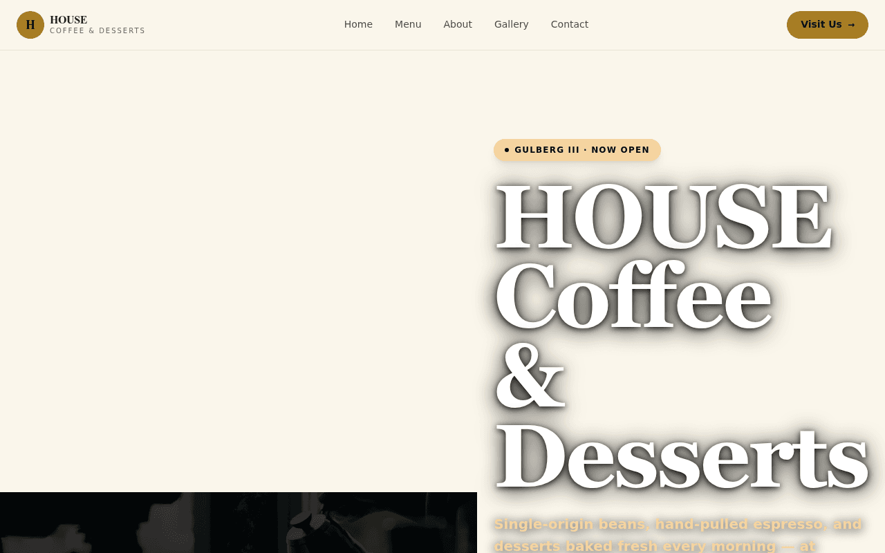 HOUSE Coffee & Desserts