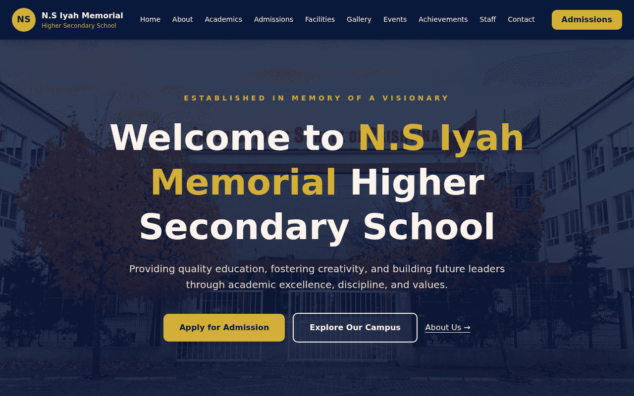 Iyah Memorial Higher Secondary School