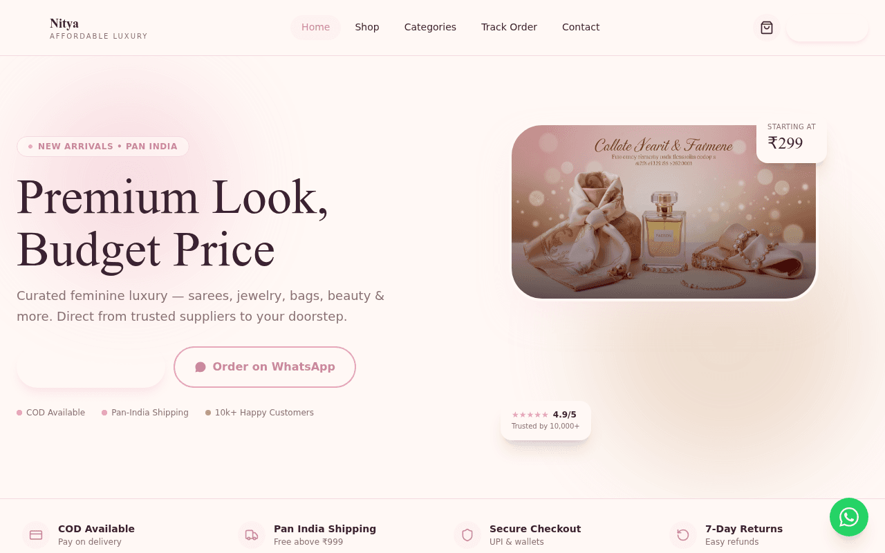 Nitya Affordable Luxury Store