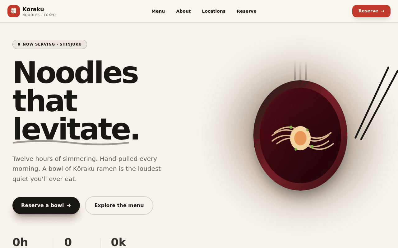 Noodles Website