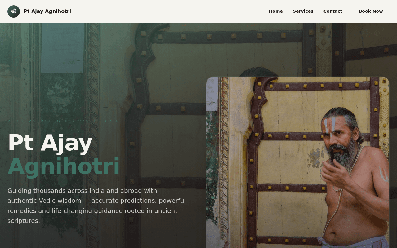 Ajay Agnihotri website