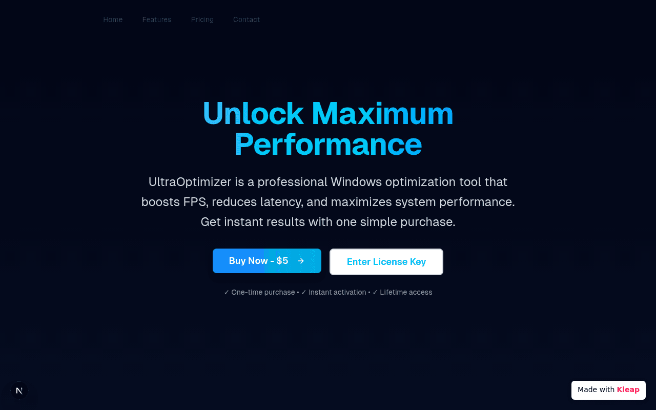 Unlock peak PC performance with this intuitive Windows optimization tool.