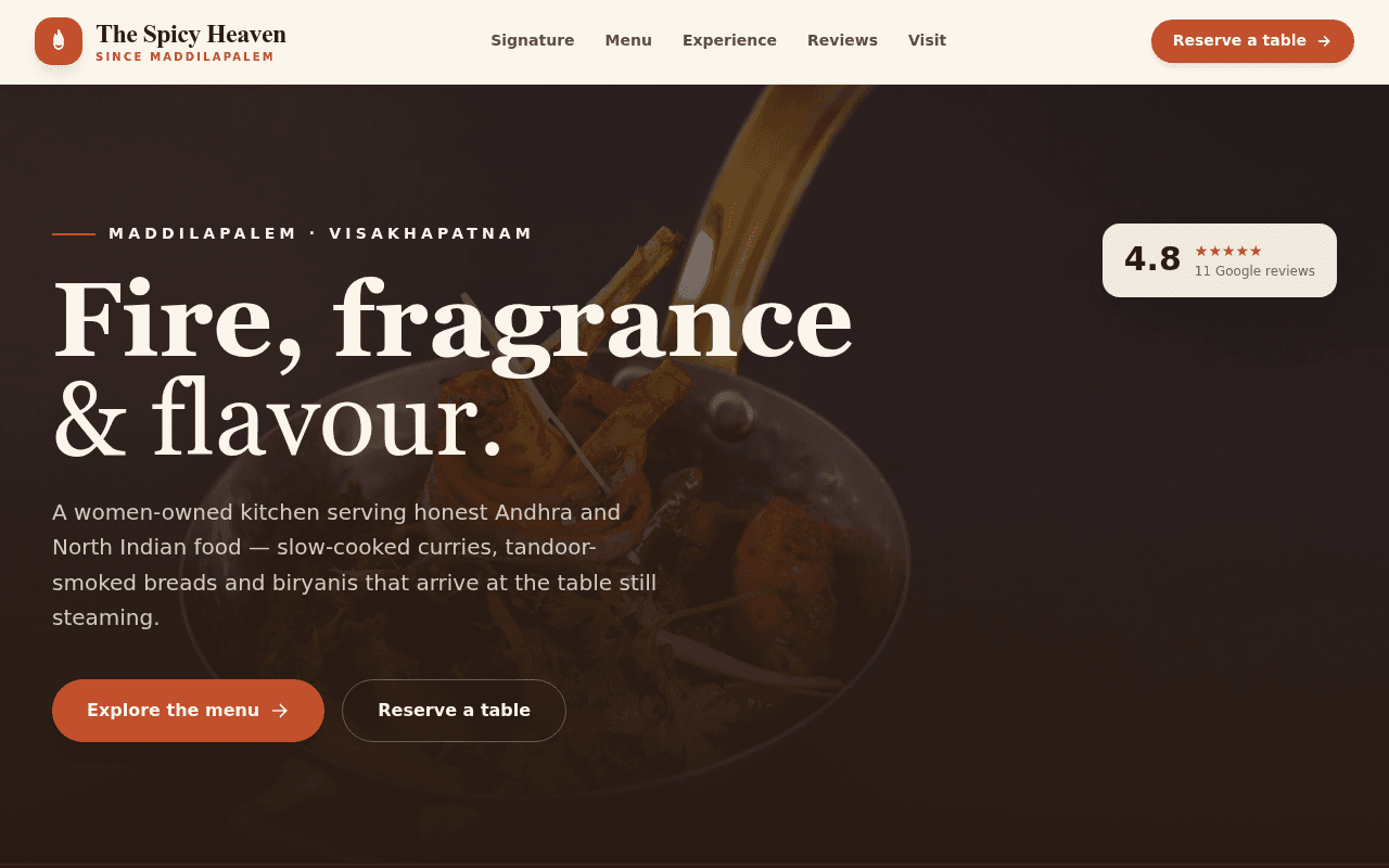 The Spicy Heaven Restaurant