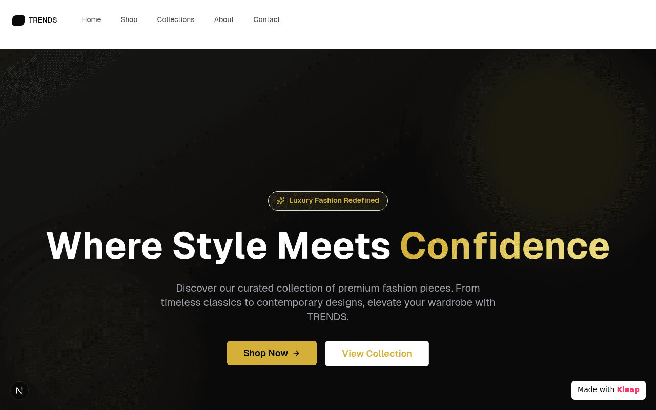 Where Style Meets Confidence
Welcome