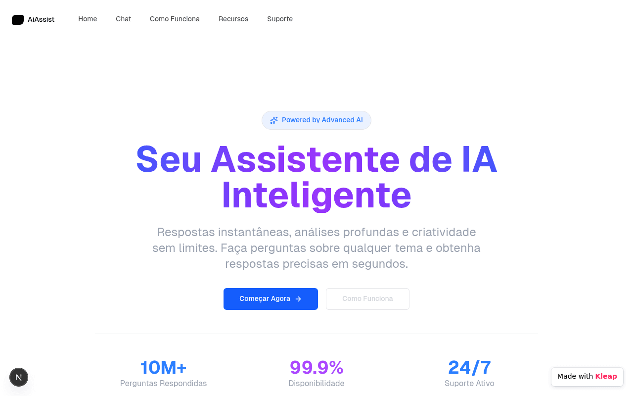 An intelligent AI assistant offering instant answers, deep analysis, and boundless creativity.