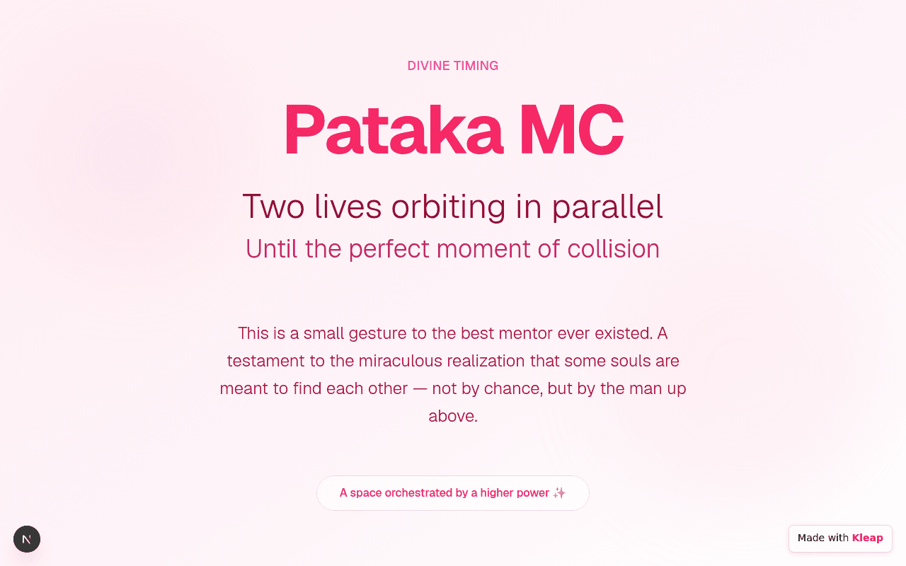 A heartfelt tribute celebrating a unique connection, designed with elegant simplicity.