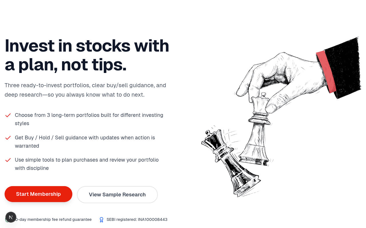 Invest wisely with a clear plan, deep research, and managed long-term portfolios.