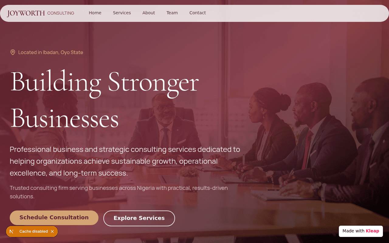 Helping organizations achieve sustainable growth and long-term success through strategic consulting.