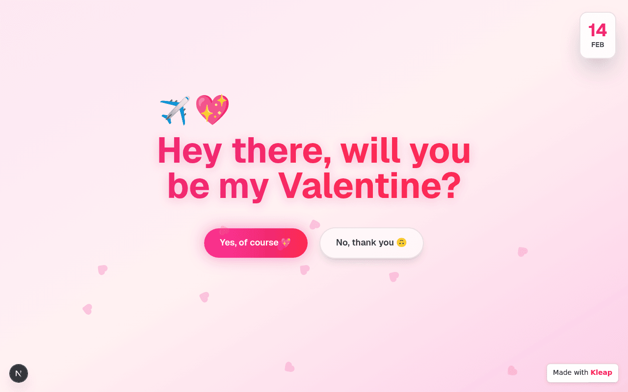 A delightful, interactive Valentine's Day invitation with charming details.