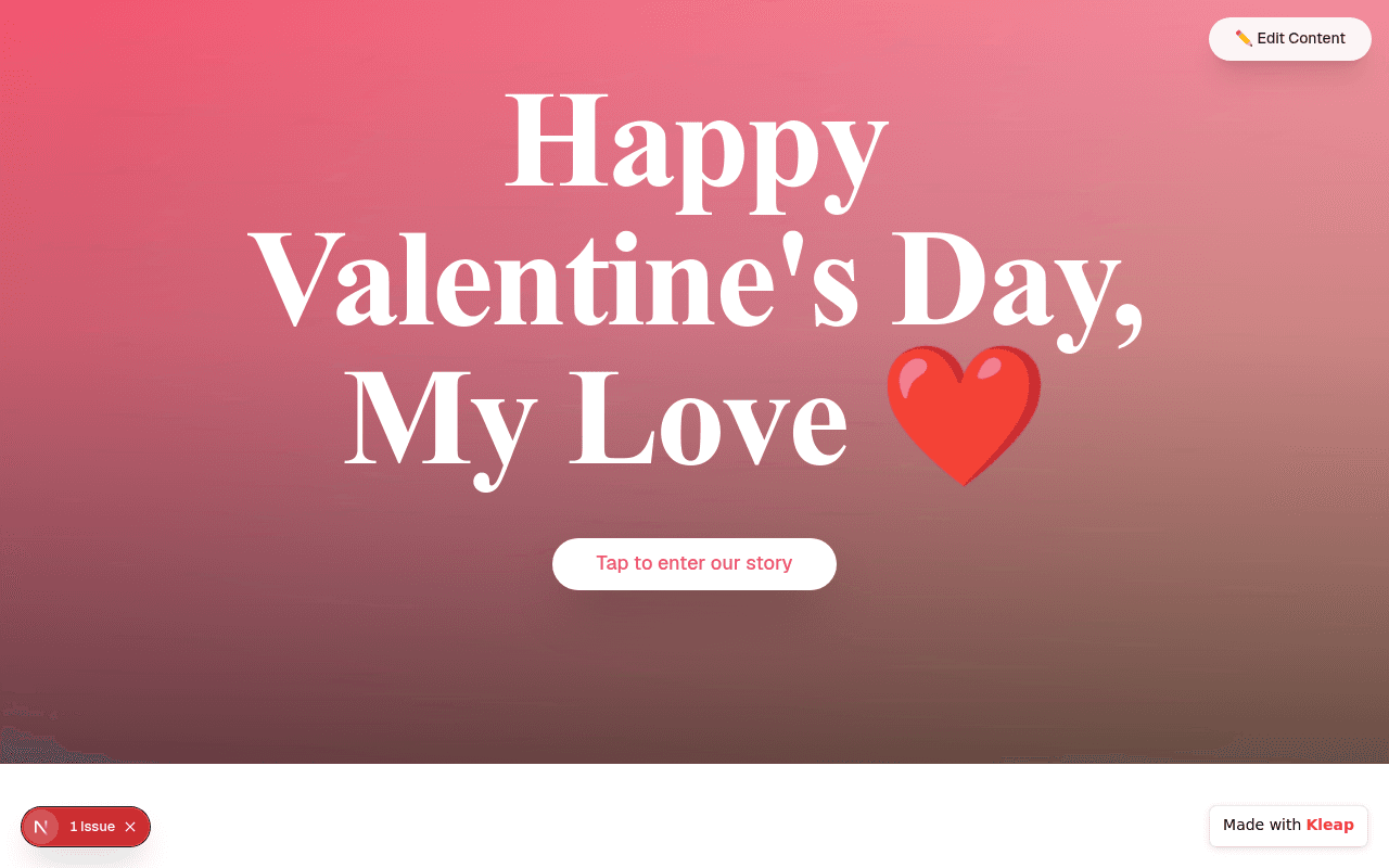 A simple, heartfelt digital card to express love on Valentine's Day.