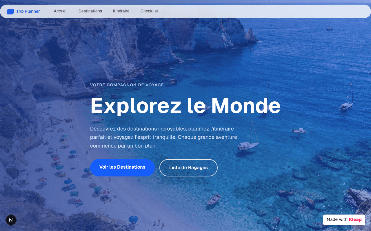 Effortlessly plan and discover your next adventure, worldwide.