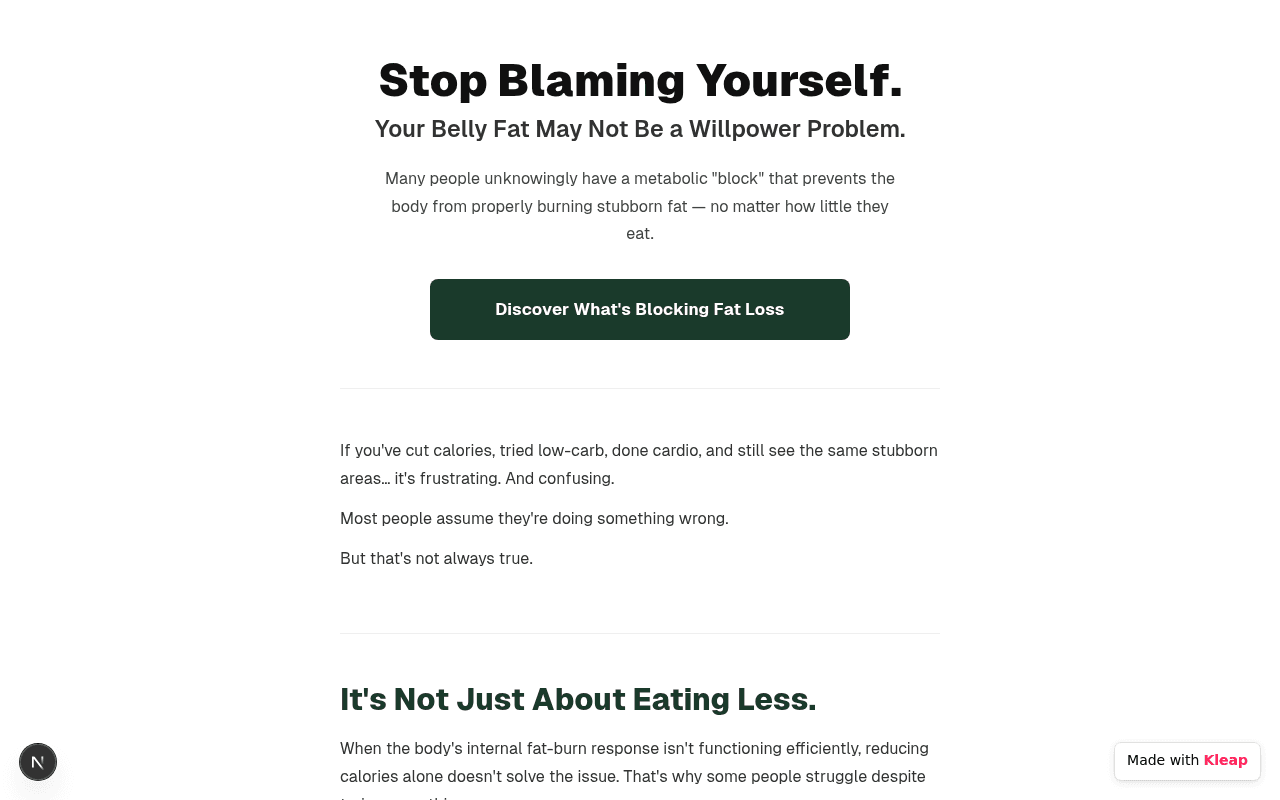 Uncover the metabolic secrets to stubborn fat loss with a clear, direct approach.
