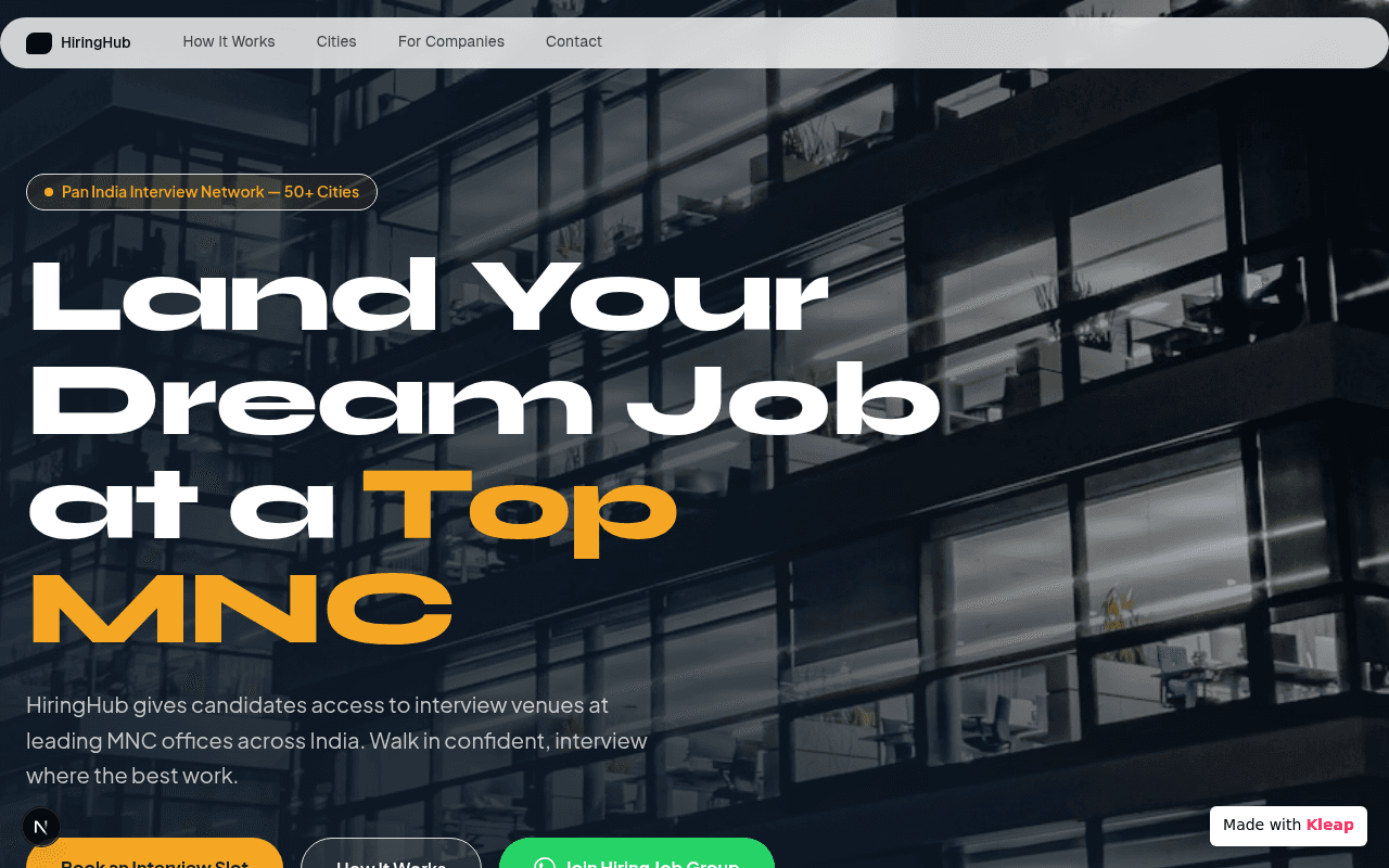 Connect with top MNCs and land your dream job with confidence.
