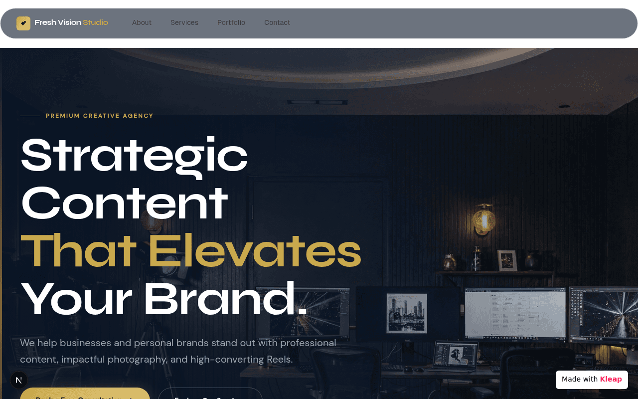 Elevates brands with strategic content, professional photography, and high-converting Reels.