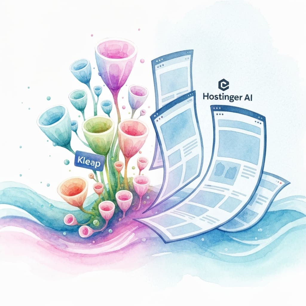 Kleap vs Hostinger AI Website Builder, which to Choose in 2026 - Featured image for Website Builders
