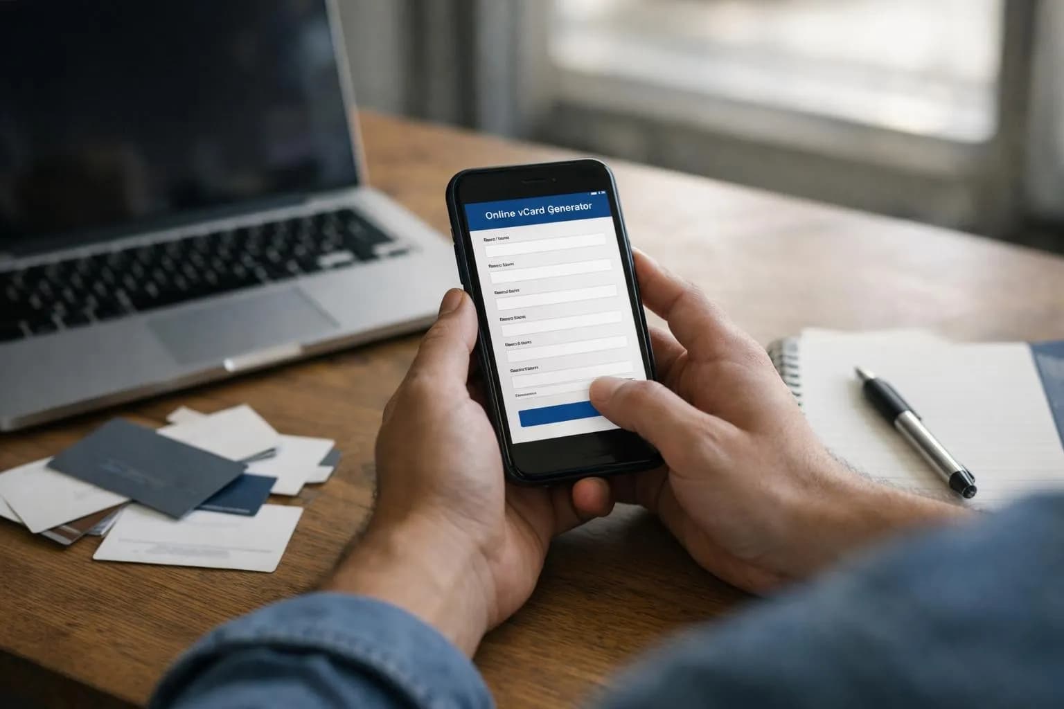 Create Professional vCard Generator Online Free Tools - Featured image for Digital Marketing