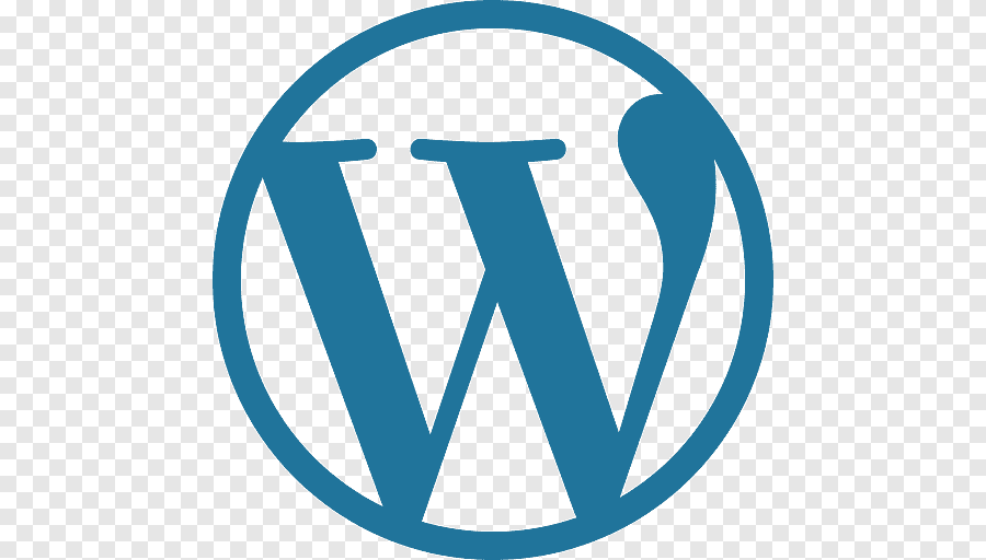 png clipart wordpress desarrollo web sistema de gestión de contenidos blog logo wordpress azul diseño web Códigos QR para inmobiliarias - Kleap