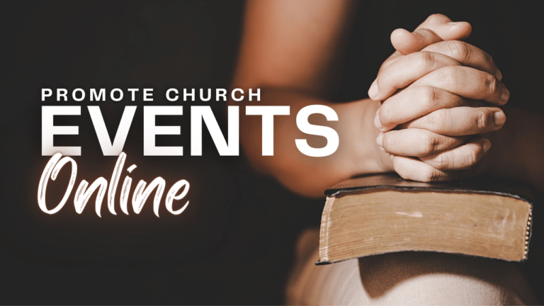 Promouvoir l'événement de l'Église en ligne
